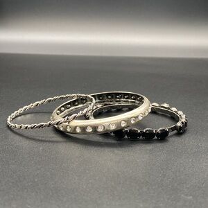 Item 496 Clarence sale 3 Bangle Bracelets